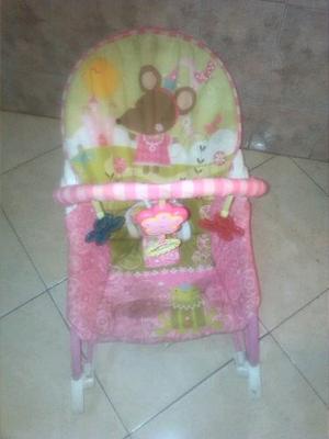 Silla Mecedora Para Niñas, Fisher Price, Usada