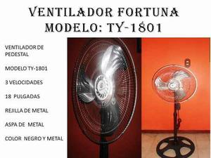 Ventilador De Pedestal Fortuna Mod. Ty-