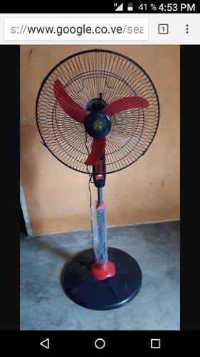 Ventilador Fm Nuevo Aspa Roja Modelo  Pedestal