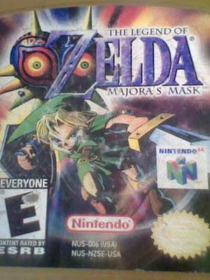 Zelda Majoras Mask N64