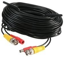 Cable Camara Seguridad De Video Corriente 18 Mts Bnc Y Plug