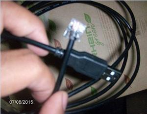 Cable Original Usb A Rj-11, Para Biometricos Anviz