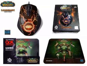 Combo Steelseries Wow Mouse Legendary + Mousepad Wow
