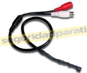 Microfono Espia Profesional Para Cctv Camara Seguridad Rca