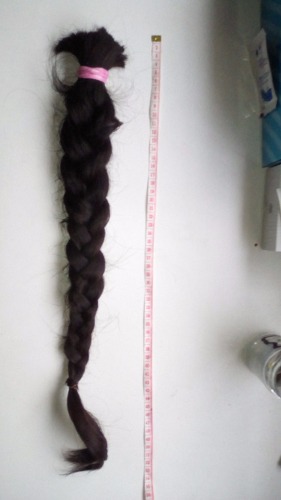 Vendo Cabello Natural Virgen Negro (mide Mas De 50cm)