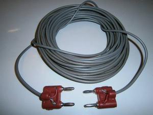 Cables De Audio Para Cornetas Con Conectores Banana