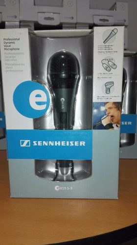 Microfono Sennheiser E815 S Nuevo Con Cable Y Base