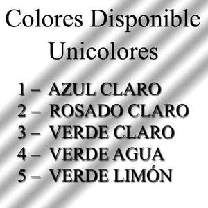 Trapillo Unicolores, Estampados