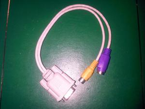 Cable Vga A S-video Y Rca