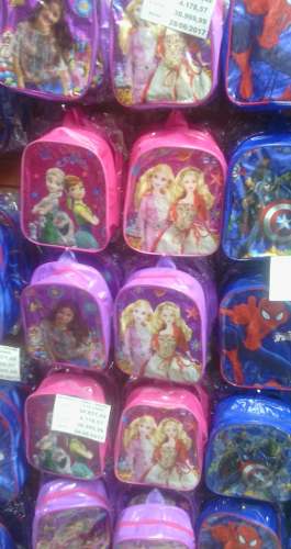 Morral Escolar Pequeños Barbie Soy Luna Vengadores Frozen