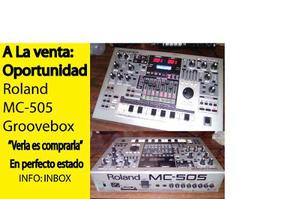 Roland Mc 505 Groobevox Secuenciador Sintetizador, Midi