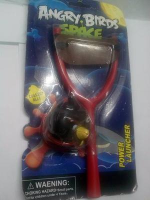 1 Angry Birds Con Lanzador D Hule Juguete Para Niños Y