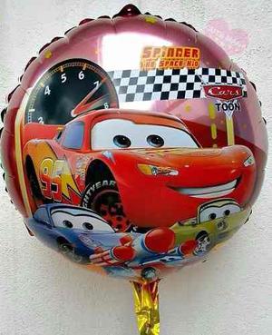 Globos Metalizados Rayo Mcqueen Cars Importado Nuevo