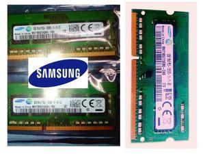 Memoria De Laptop Samsung 4 Gb Kit 2 De 2 Gb Ddr3 Nuevas