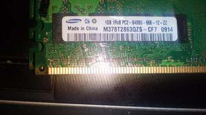 Memoria Samsung Ddr2 De 1gb 1rx8 Pcu 