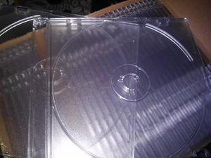 Estuches De Cd Transparentes Sencillos/slim Memorex