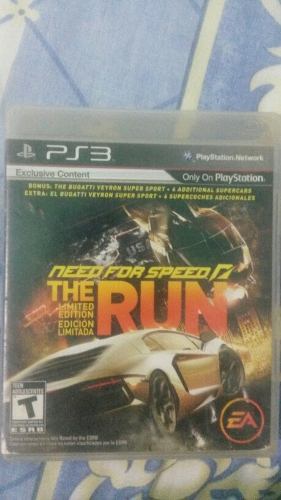 Need For Speed Run, Juego Físico Ps3.