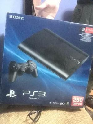 Playstation 3 Super Slim De 250 Gb En Perfecto Estado.