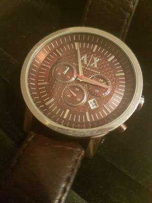 ¡click! Reloj Armani Exchange Original Marron Grande Hombre