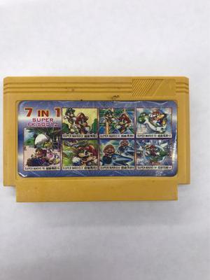 Cassette Super Video Juego Nintendo 7 Juegos En % Nuevo
