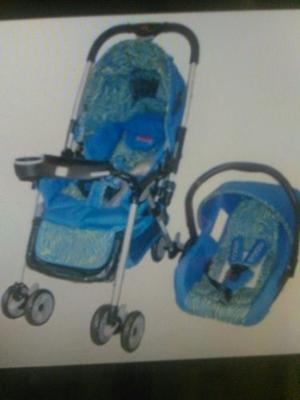 Coche Con Porta Bebe, Reclinable, Pocholin Nuevo! Negociable