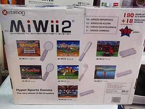 Juego De Video Mi Wii 2 Delux Inalambrico - Tiene 198 Juegos