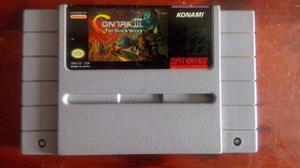 Juego Super Nintendo (contra 3 The Alien Wars)