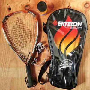 Raqueta De Raquetball, Marca Ektelon, ¡con Pelota Y Lentes!