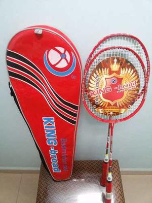 Set 2 Raquetas Badminton Marca King-broard Y Bolso Gratis!!!