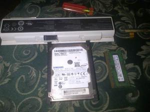 Bateria, Disco Duro Y Memoria Ram Pc3 1gb Para Canaima
