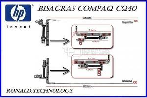 Bisagras Originales Para Laptop Compaq Cq40