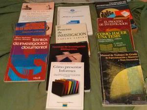 Libros De Metodología Elaboracion De Tesis Maestrias