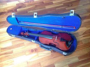 Violin 3/4 Con Arco, Estuche Y Hombrera.