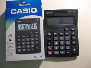 Calculadora Casio Mx-12s Solar Y Pila, 12 Dígitos, Nueva
