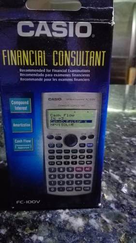 Calculadora Financiera Casio Fc - 100v