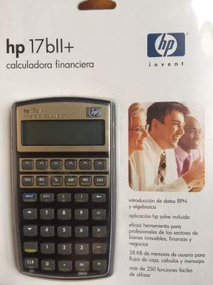 Calculadora Financiera Hp 17bii+ Nueva En Su Empaque Sellada