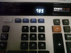 Calculadora Sumadora Casio Dr120s