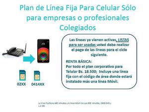 Linea Para Teléfono Fijo Movistar, Linea Fija En Tu Celular