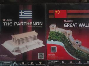 Rompecabezas 3d The Parthenon, La Gran Muralla China