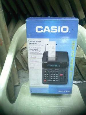 Vendo Calculadora Casio Dr-120tm Bk--nueva En Su Caja.