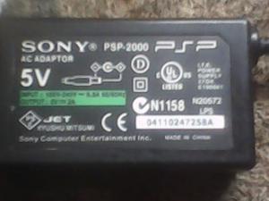 Alimentador Psp Sony 5v 2 Amperios Alto Rendimiento Usado