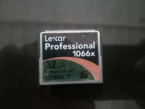 Memoria Compact Flash 32gb Lexar x Professional Premium