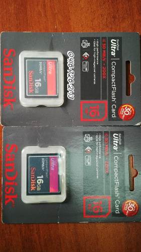 Memoria Compact Flash Sandisk Ultra 16 Gb 30mb/s 200x