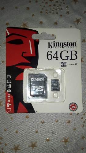 Memoria Microsd 64 Gb Kingston Clase 10