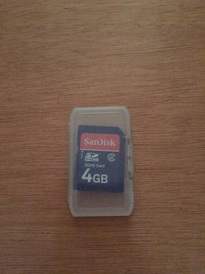 Memoria Para Camara Sandisk Sdhc Card 4gb