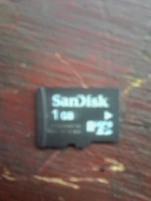 Tarjeta De Memoria Scandisk De 1gb