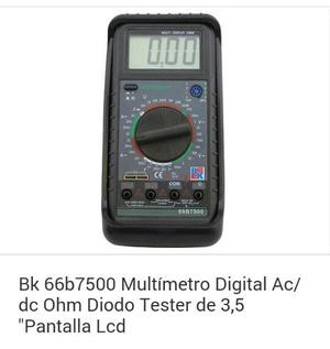 Tester Multimetro Digital Bk 66b