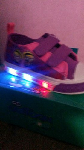 Zapato Deportivos Gomas Con Luces Para Niñas Sólo Hasta