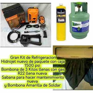 Hidrojet  + Bmbna R22 Llena Nva + Bombna Amarilla + Fund