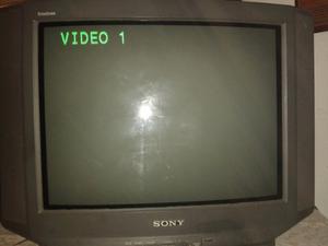 Televisor Sony Trinitron 21 Pulgadas Sin Detalle Con Control